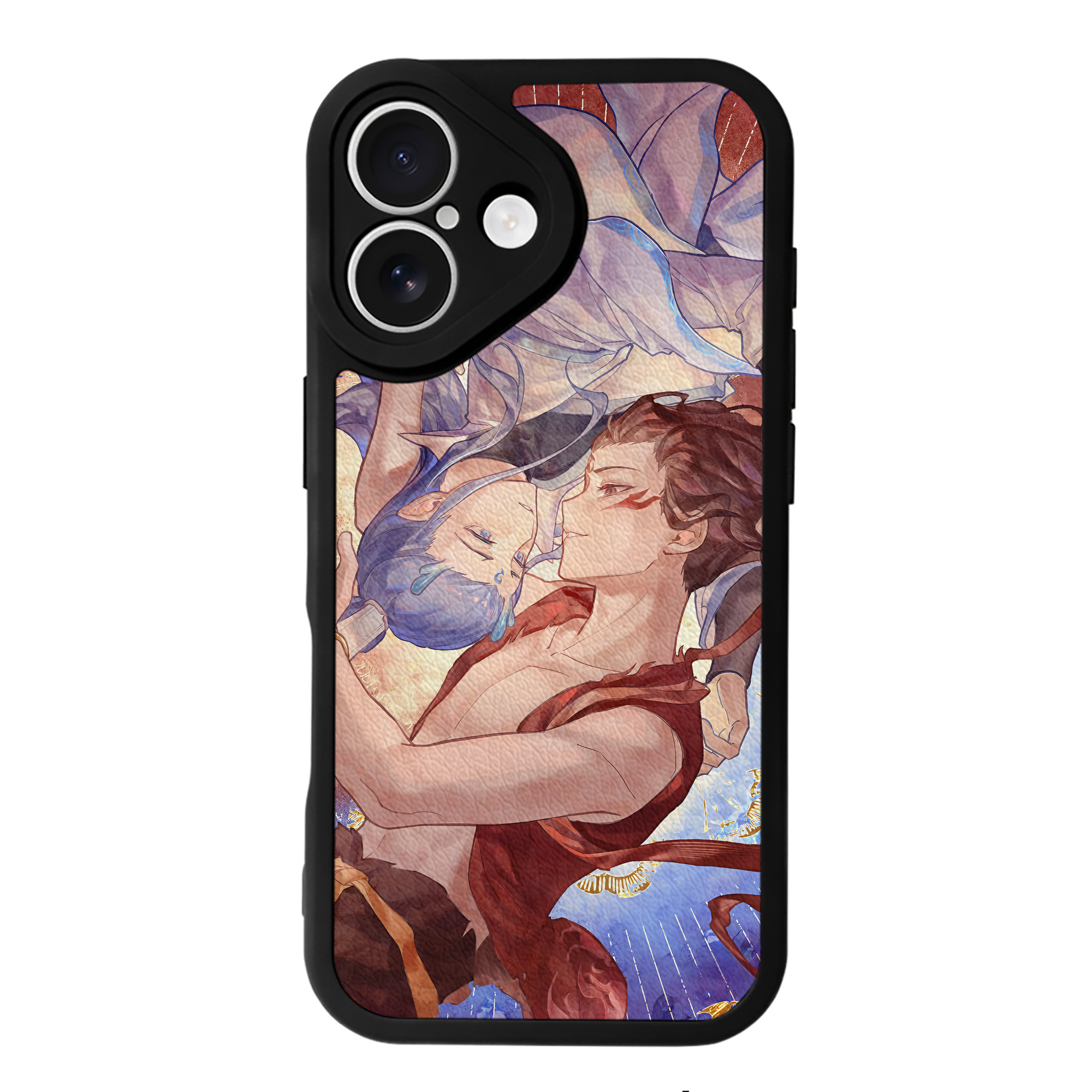 （画像用） Ne Zha 2 ナタ 魔童の大暴れ 【iPhone 16シリーズ対応】シリコンスマホケース（レザー調） 材質：シリコン